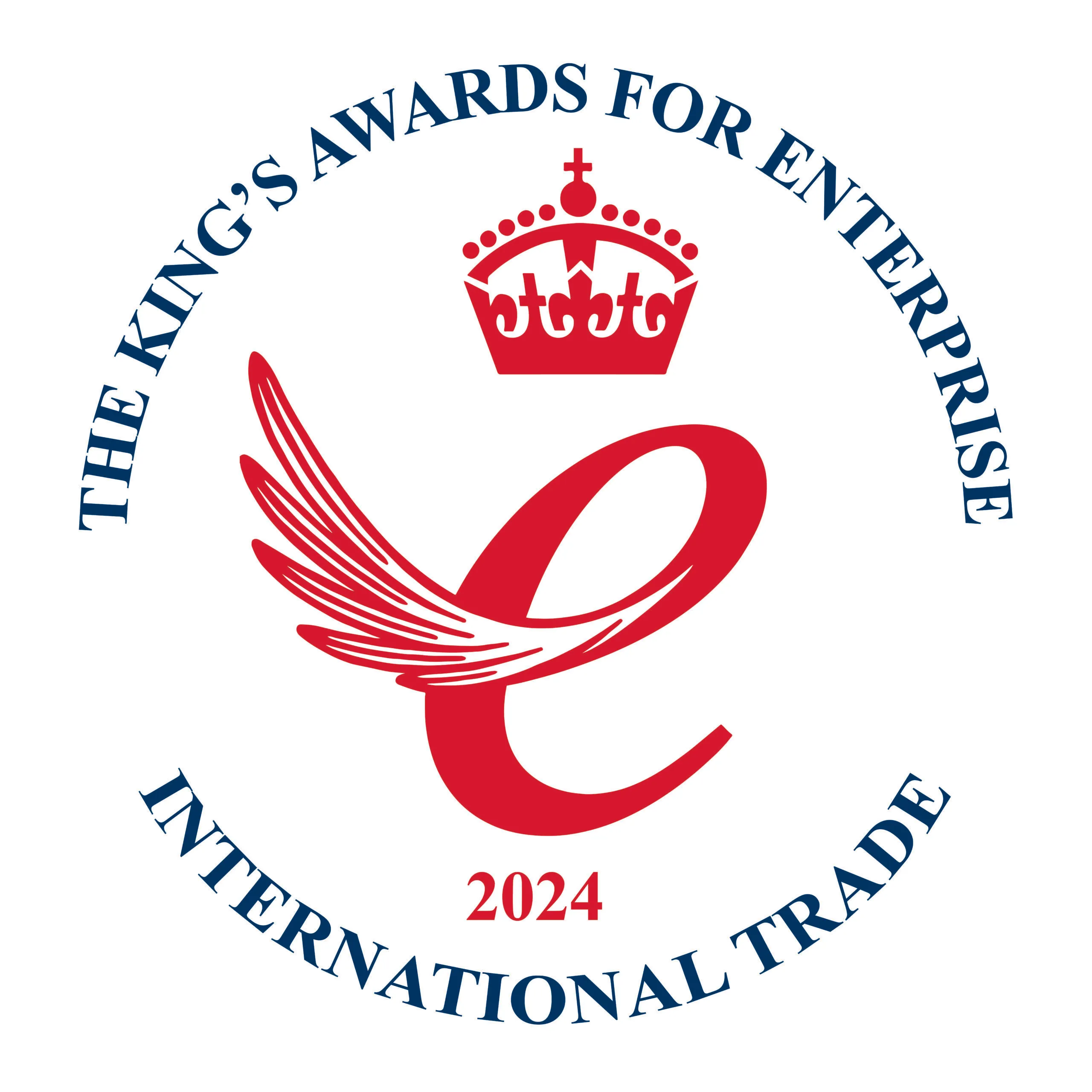 The King’s Awards for Enterprise 2024, International Trade emblem